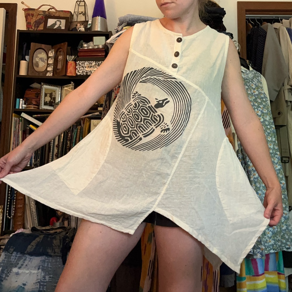 Asymmetrical Turtle Tank Top - image 6